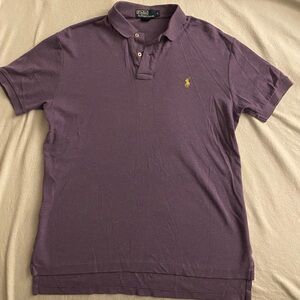 Ralph Lauren Purple Polo Shirt for Men